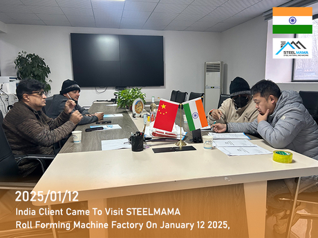 India Client Came To Visit STEELMAMA Roll Forming Machine Factory On January 12 2025,.jpg